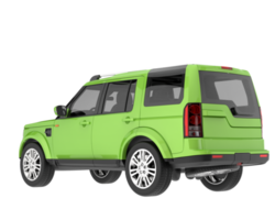 Realistic SUV isolated on transparent background. 3d rendering - illustration png