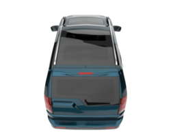 Realistic SUV isolated on transparent background. 3d rendering - illustration png