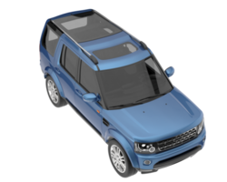 realistico suv isolato su trasparente sfondo. 3d interpretazione - illustrazione png