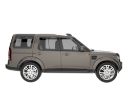 Realistic SUV isolated on transparent background. 3d rendering - illustration png