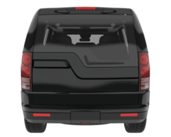 realistico suv isolato su trasparente sfondo. 3d interpretazione - illustrazione png