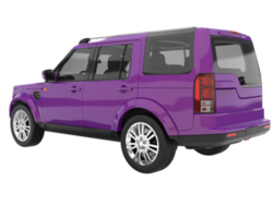 Realistic SUV isolated on transparent background. 3d rendering - illustration png