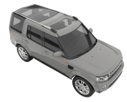 Realistic SUV isolated on transparent background. 3d rendering - illustration png