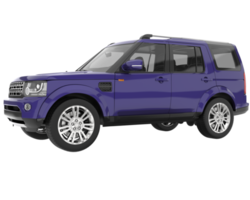 realistico suv isolato su trasparente sfondo. 3d interpretazione - illustrazione png