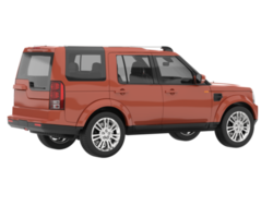 realistico suv isolato su trasparente sfondo. 3d interpretazione - illustrazione png