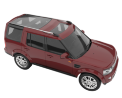 realistico suv isolato su trasparente sfondo. 3d interpretazione - illustrazione png