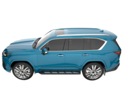 realistisk sUV isolerat på transparent bakgrund. 3d tolkning - illustration png