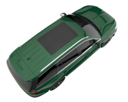 realistisk sUV isolerat på transparent bakgrund. 3d tolkning - illustration png