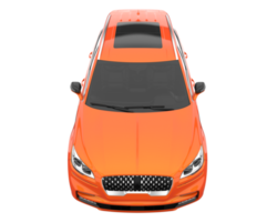 Realistic SUV isolated on transparent background. 3d rendering - illustration png