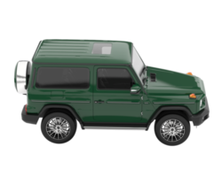 Realistic SUV isolated on transparent background. 3d rendering - illustration png