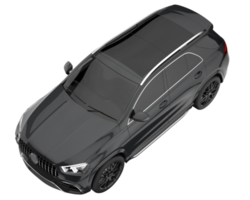 Realistic SUV isolated on transparent background. 3d rendering - illustration png