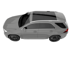 Realistic SUV isolated on transparent background. 3d rendering - illustration png