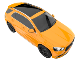 Realistic SUV isolated on transparent background. 3d rendering - illustration png