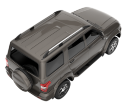 suv réaliste isolé sur fond transparent. rendu 3d - illustration png