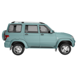 Realistic SUV isolated on transparent background. 3d rendering - illustration png