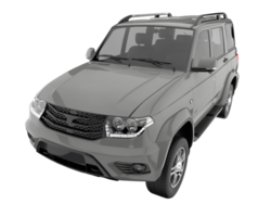 suv realista isolado em fundo transparente. renderização 3D - ilustração png