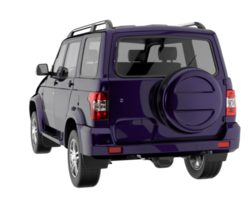 Realistic SUV isolated on transparent background. 3d rendering - illustration png