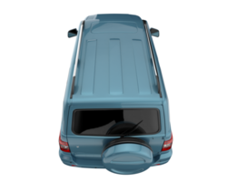 suv réaliste isolé sur fond transparent. rendu 3d - illustration png