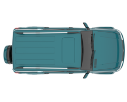 realistico suv isolato su trasparente sfondo. 3d interpretazione - illustrazione png