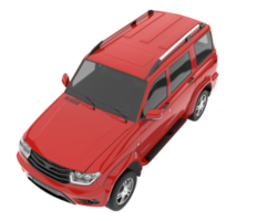 realistisk sUV isolerat på transparent bakgrund. 3d tolkning - illustration png