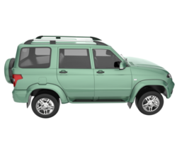 Realistic SUV isolated on transparent background. 3d rendering - illustration png