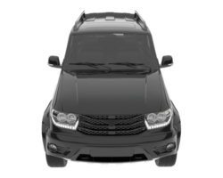 suv réaliste isolé sur fond transparent. rendu 3d - illustration png