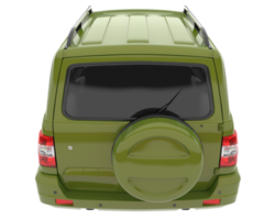 suv réaliste isolé sur fond transparent. rendu 3d - illustration png