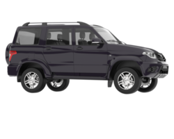 Realistic SUV isolated on transparent background. 3d rendering - illustration png