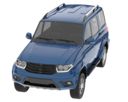 realistisk sUV isolerat på transparent bakgrund. 3d tolkning - illustration png