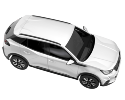 Realistic SUV isolated on transparent background. 3d rendering - illustration png