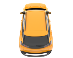 Realistic SUV isolated on transparent background. 3d rendering - illustration png