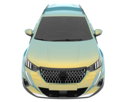 Realistic SUV isolated on transparent background. 3d rendering - illustration png