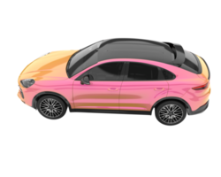 realistisk sUV isolerat på transparent bakgrund. 3d tolkning - illustration png