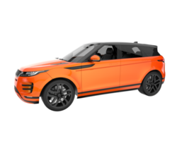 realistischer suv isoliert auf transparentem hintergrund. 3D-Rendering - Abbildung png