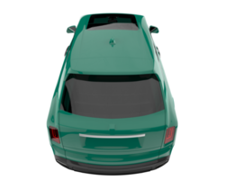 Realistic SUV isolated on transparent background. 3d rendering - illustration png