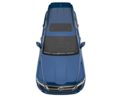 Realistic SUV isolated on transparent background. 3d rendering - illustration png