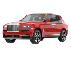 Realistic SUV isolated on transparent background. 3d rendering - illustration png