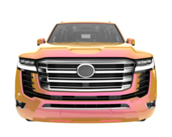 Realistic SUV isolated on transparent background. 3d rendering - illustration png