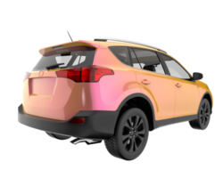 Realistic SUV isolated on transparent background. 3d rendering - illustration png