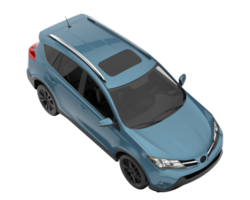 realistischer suv isoliert auf transparentem hintergrund. 3D-Rendering - Abbildung png