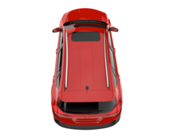 Realistic SUV isolated on transparent background. 3d rendering - illustration png
