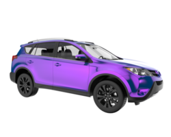 Realistic SUV isolated on transparent background. 3d rendering - illustration png