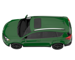 Realistic SUV isolated on transparent background. 3d rendering - illustration png