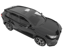 voiture de sport isolée sur fond transparent. rendu 3d - illustration png