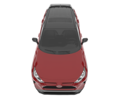 voiture de sport isolée sur fond transparent. rendu 3d - illustration png