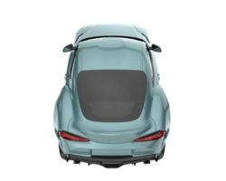 Sport car isolated on transparent background. 3d rendering - illustration png