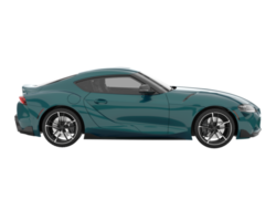 voiture de sport isolée sur fond transparent. rendu 3d - illustration png