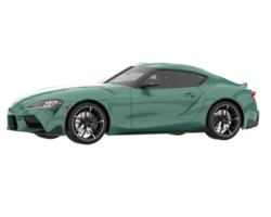 voiture de sport isolée sur fond transparent. rendu 3d - illustration png