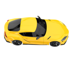 carro esporte isolado em fundo transparente. renderização 3D - ilustração png