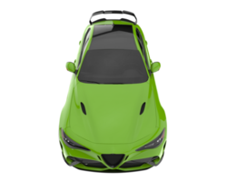 Sport car isolated on transparent background. 3d rendering - illustration png